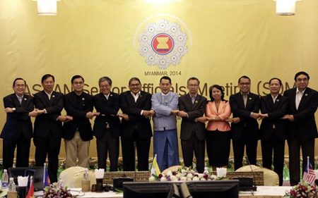 Một phiên họp SOM ASEAN ở Myanmar